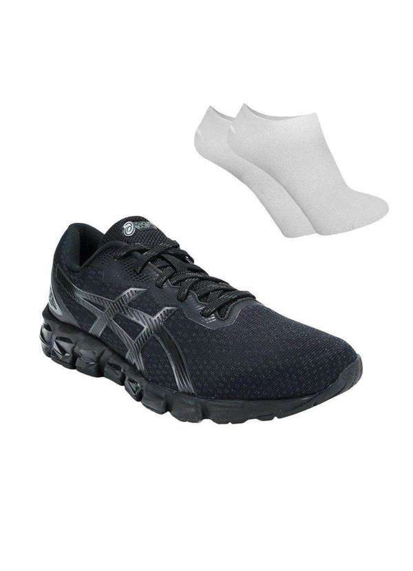 Asics - Kit Tênis Asics Gel-Quantum 180 Masculino e par de Meia Preto