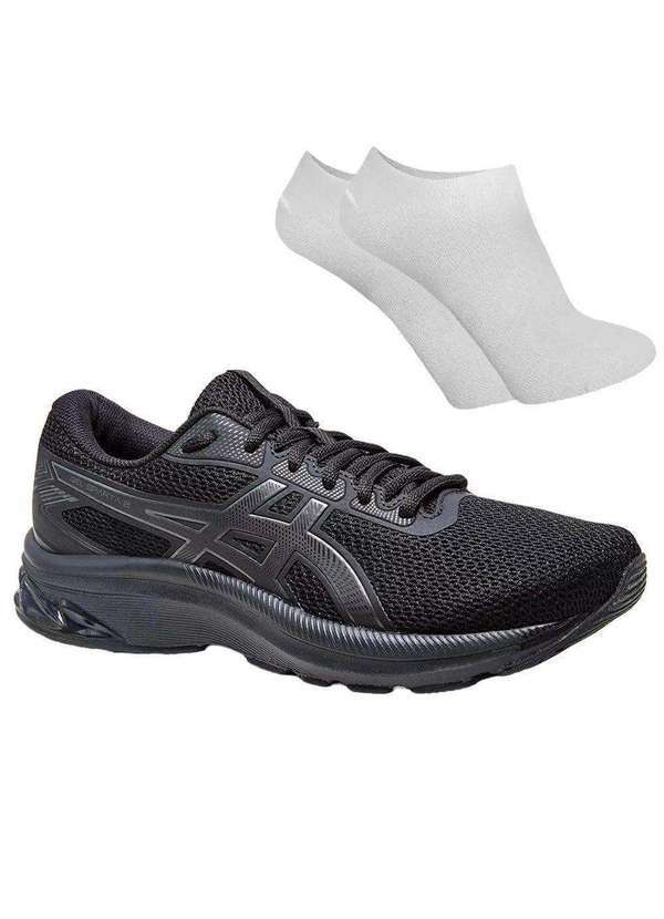 Asics - Kit Tênis Asics Gel-Sparta 2 Masculino e par de Meia Preto