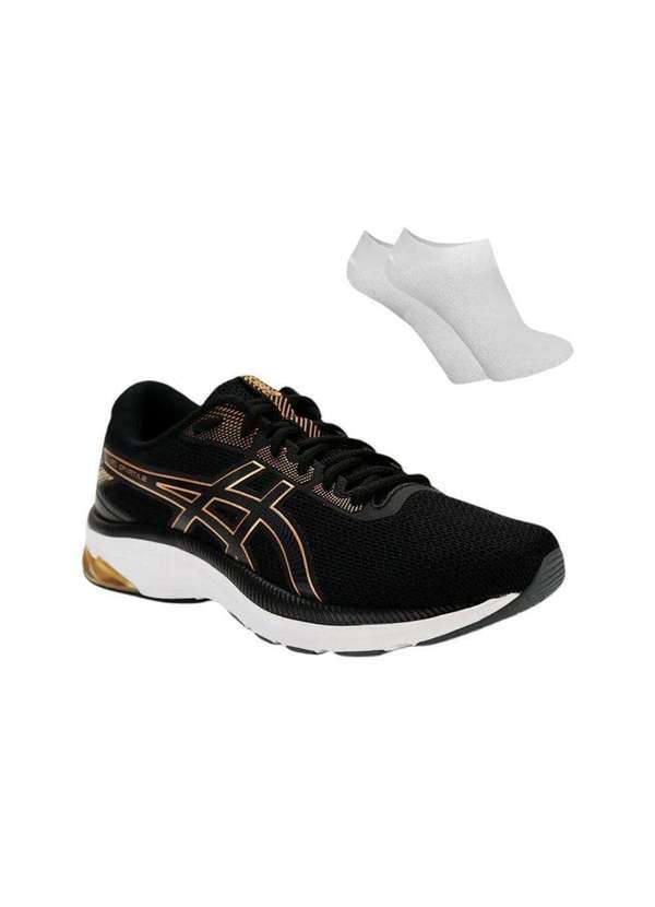Asics - Kit Tênis Asics Gel-Sparta 2 Masculino e par de Meia Preto