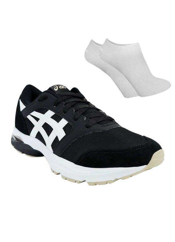 Asics - Kit Tênis Asics Gel-Takumi Masculino e par de Meia Preto