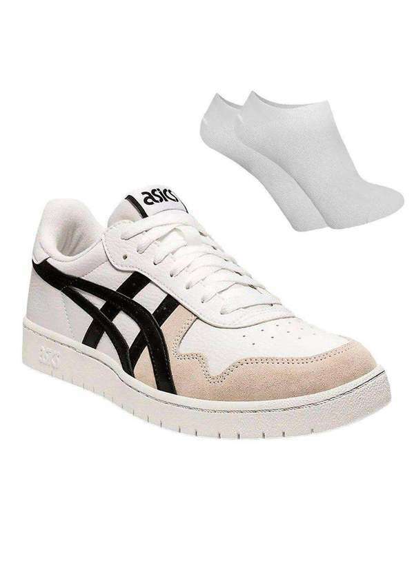 Asics - Kit Tênis Asics Japan S Masculino e par de Meia Branco