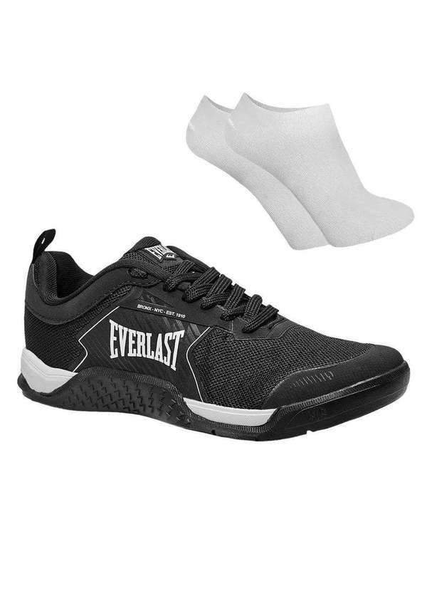 Everlast - Kit Tênis Everlast Climber 4 Masculino e par de Meia Preto