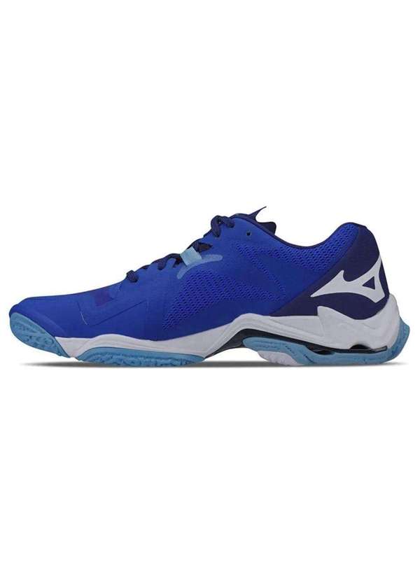 Mizuno - Kit Tênis Mizuno Wave Lightning Z8 Masculino e par de Meia Azul 2