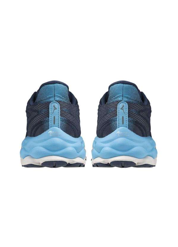 Mizuno - Kit Tênis Mizuno Wave Sky 8 Masculino e par de Meia Azul 3