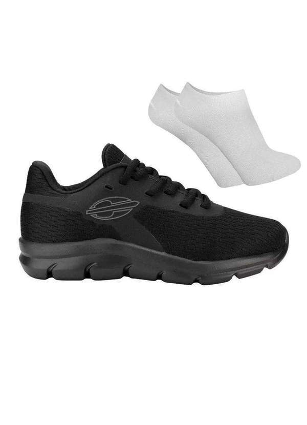 Mormaii - Kit Tênis Mormaii Clone Infantil e par de Meia - Preto