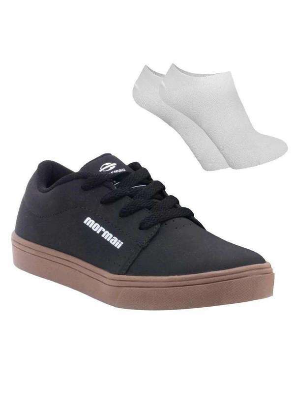 Mormaii - Kit Tênis Mormaii Dover Infantil e par de Meia - Preto