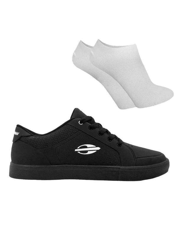 Mormaii - Kit Tênis Mormaii Urban 3 Unissex e par de Meia - Preto