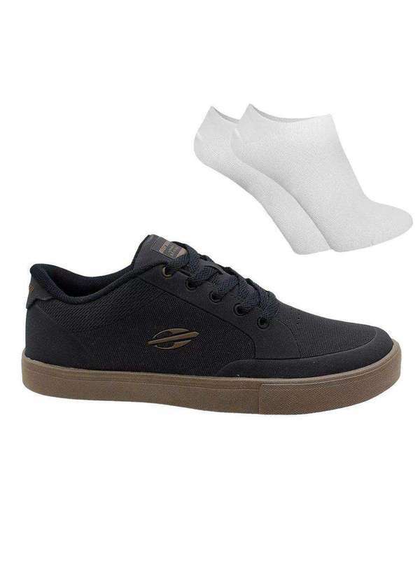 Mormaii - Kit Tênis Mormaii Urban Free Easy Infantil e par de Meia - Preto