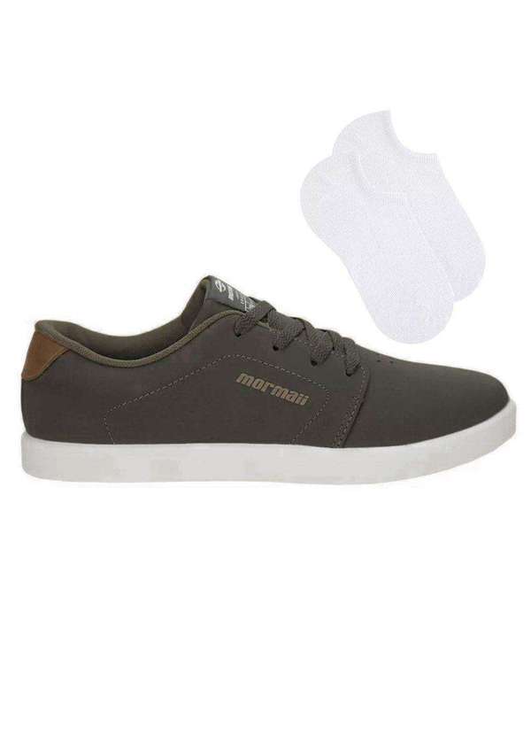 Mormaii - Kit Tênis Mormaii Urban Leap Unissex e par de Meia - Marrom