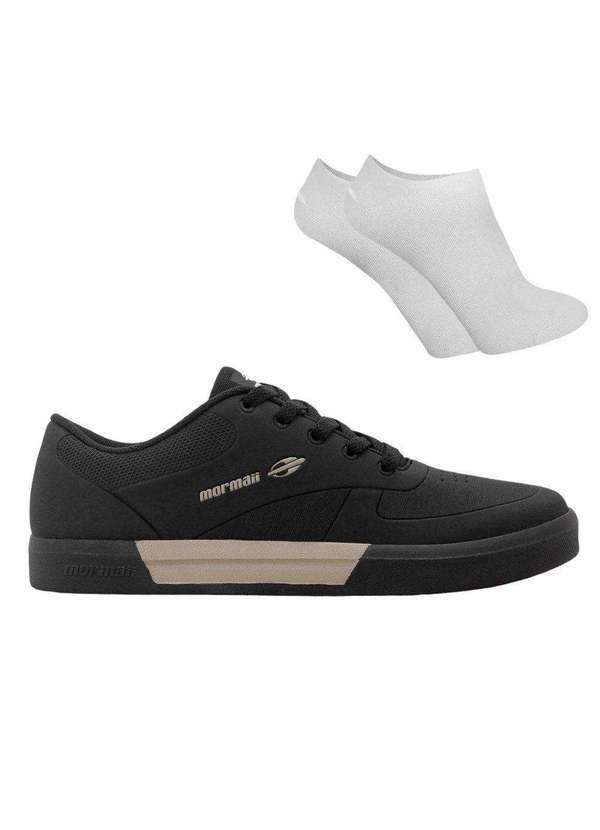 Mormaii - Kit Tênis Mormaii Urban Smash Masculino e par de Meia - Preto