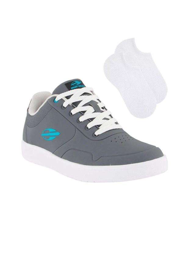 Mormaii - Kit Tênis Mormaii Urban Stance Masculino e par de Meia - Cinza