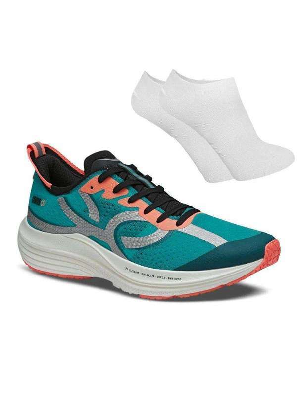 Olympikus - Kit Tênis Olympikus Corre 3 Masculino e par de Meia - Verde
