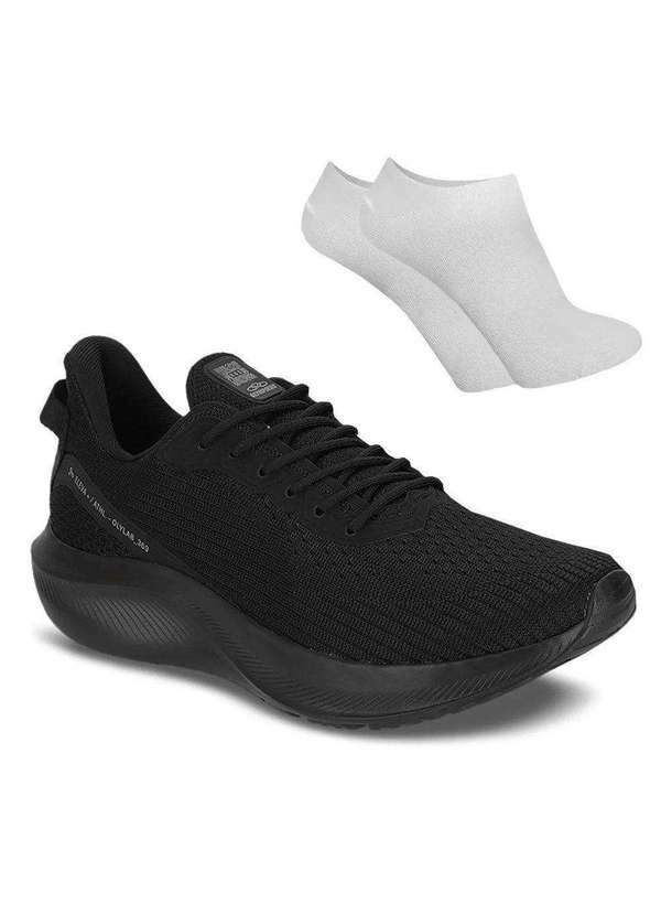 Olympikus - Kit Tênis Olympikus Rua Unissex e par de Meia Preto