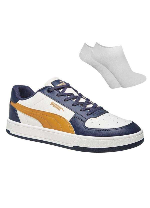 Puma - Kit Tênis Puma Caven 2.0 Masculino e par de Meia Azul