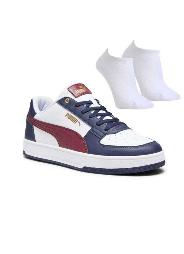 Puma - Kit Tênis Puma Caven 2.0 Masculino e par de Meia Branco