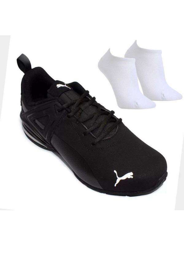 Puma - Kit Tênis Puma Haste Sl Masculino e par de Meia Preto