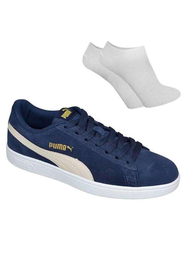 Puma - Kit Tênis Puma Smash V2 Masculino Kit Tênis Puma Smash V2 Masculino