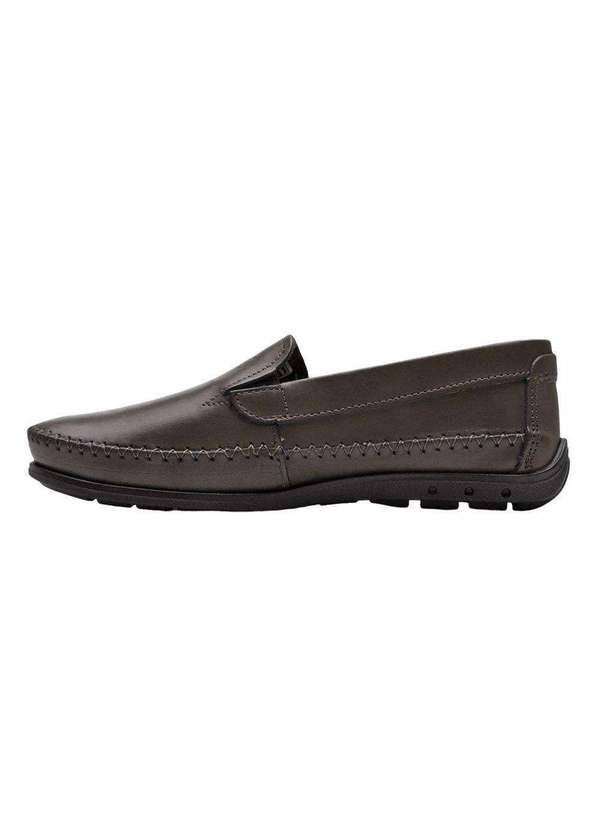 Pegada - Mocassim Pegada Recortes Masculino Marrom 2