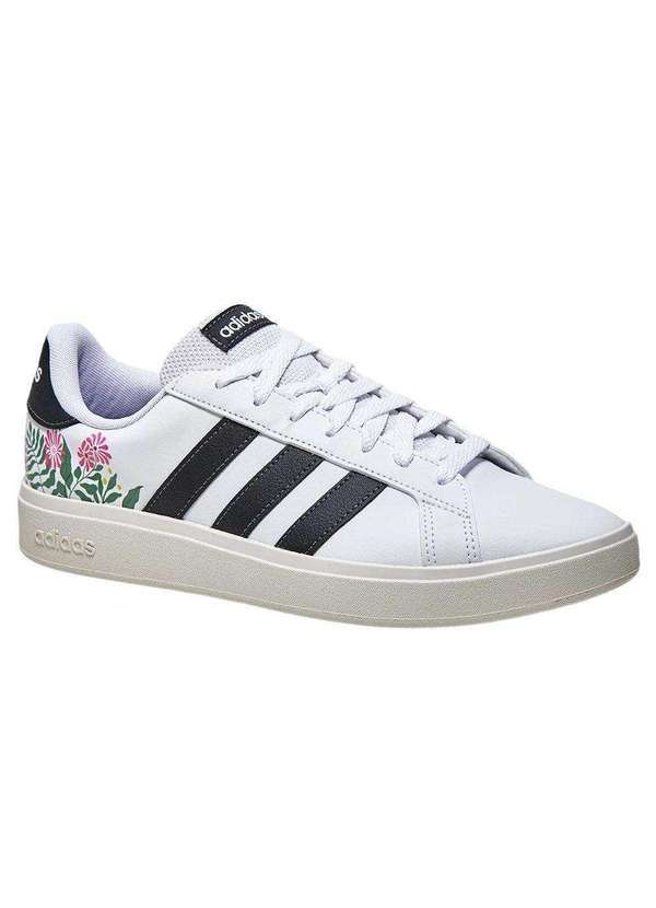 Adidas - Tênis Adidas Grand Court Base 2.0 Feminino Branco