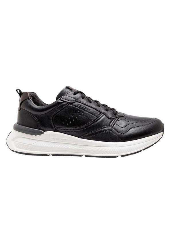 Democrata - Tênis Democrata Denim Brad Ultra Light Masculino Preto