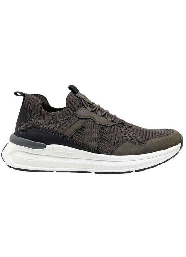 Democrata - Tênis Democrata Denim Brad Ultra Light Masculino Marrom
