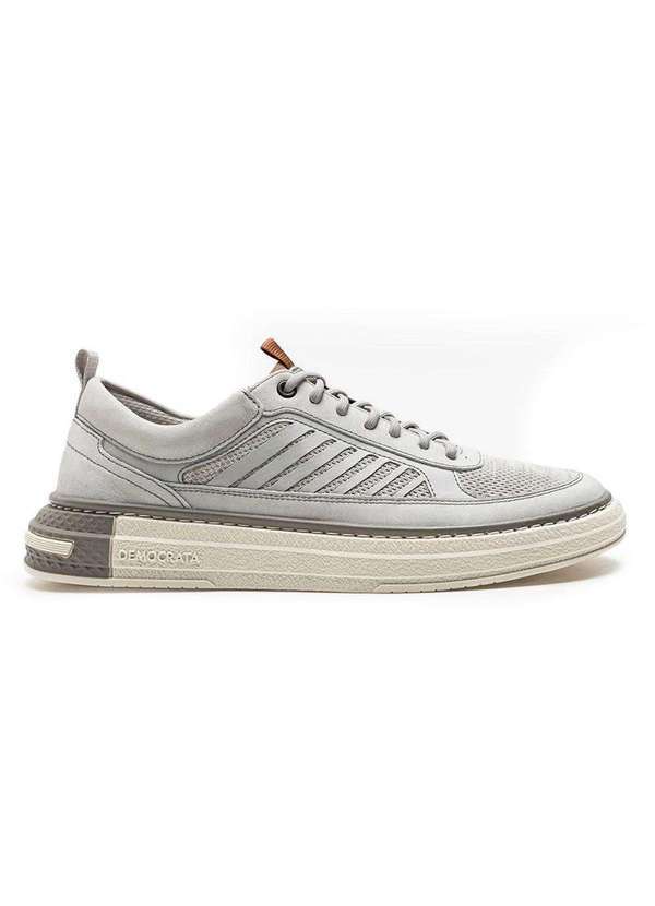 Democrata - Tênis Democrata Denim Jake Masculino Cinza