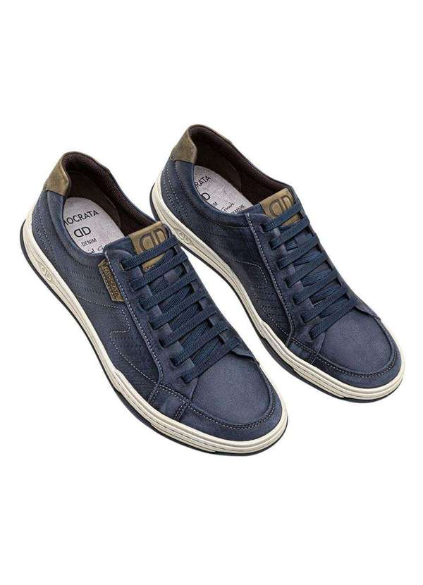 Democrata - Tênis Democrata Denim Jay Masculino Azul 2