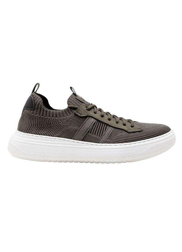 Democrata - Tênis Democrata Joe Ultra Light Knit Masculino Cinza