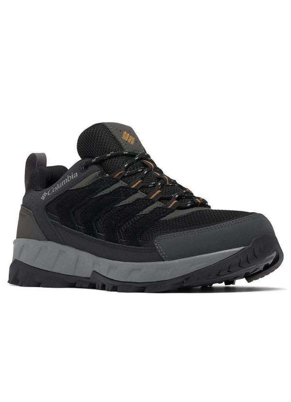 Columbia - Tênis Impermeável Columbia Strata Trail Low Masculino Preto