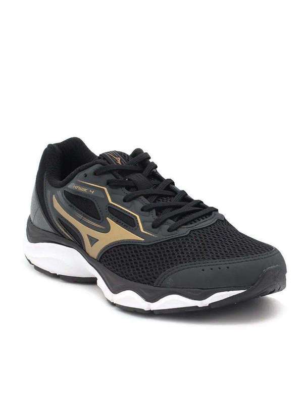 Mizuno - Tênis Mizuno Wave Hawk 4 Masculino Preto