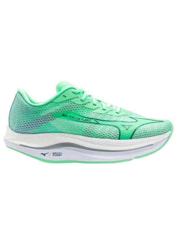 Mizuno - Tênis Mizuno Wave Rebellion Flash 2 Masculino Verde