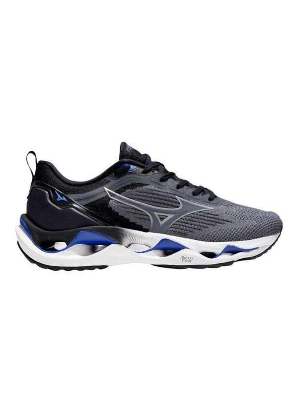 Mizuno - Tênis Mizuno Wave Stratos 3 Masculino Cinza