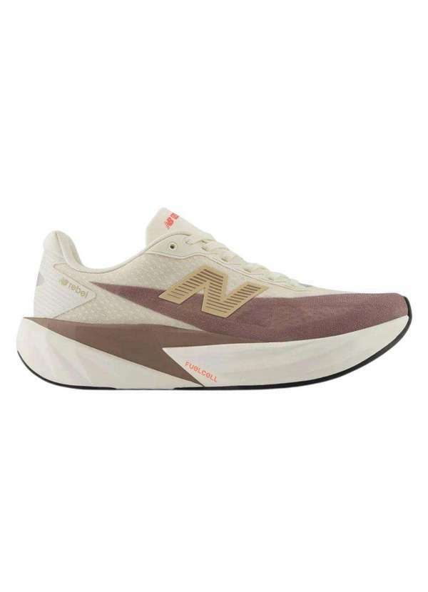 New Balance - Tênis New Balance Fuelcell Rebel V5 Masculino Bege