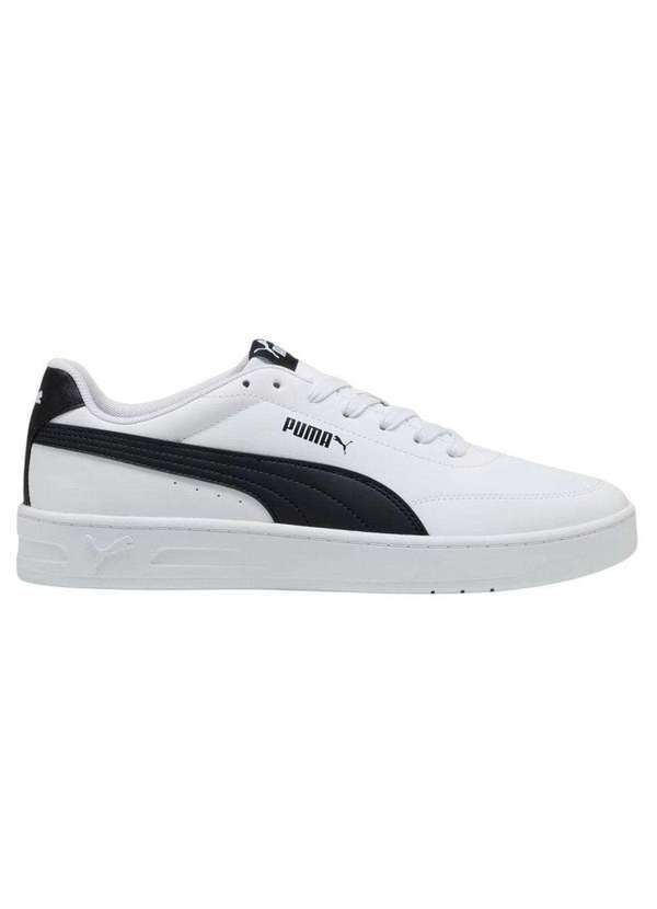 Puma - Tênis Puma Court Classic Clean Bdp Masculino Branco