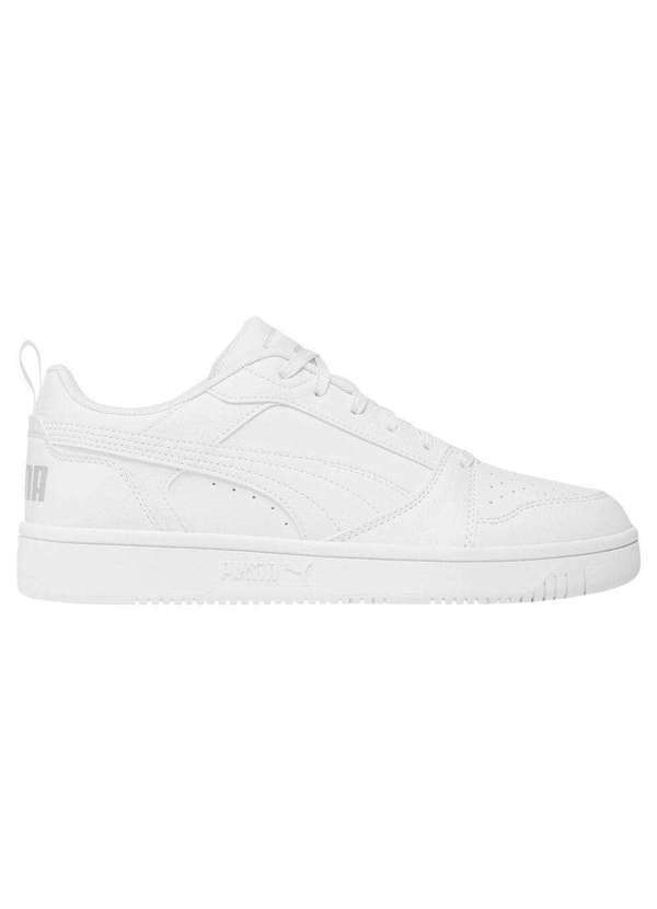 Puma - Tênis Puma Rebound V6 Low Masculino Branco