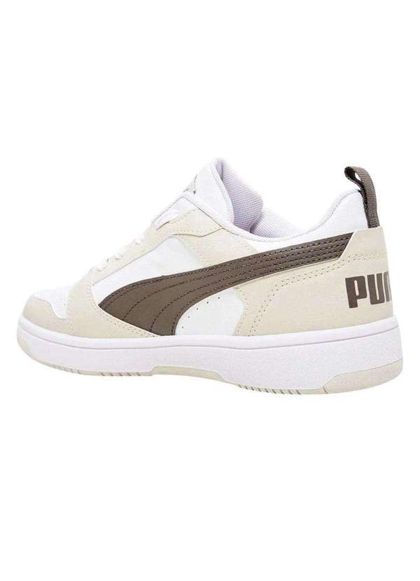 Puma - Tênis Puma Rebound V6 Low Masculino Bege 2