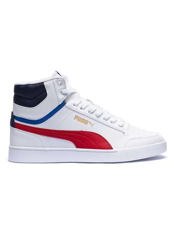 Puma - Tênis Puma Shuffle Mid Masculino Branco