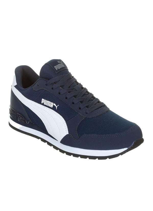 Puma - Tênis Puma St Runner V2 Sn Masculino Azul