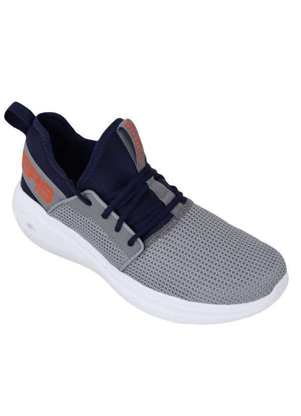 Skechers - Tênis Skechers Go Run Fast Valor Masculino Cinza