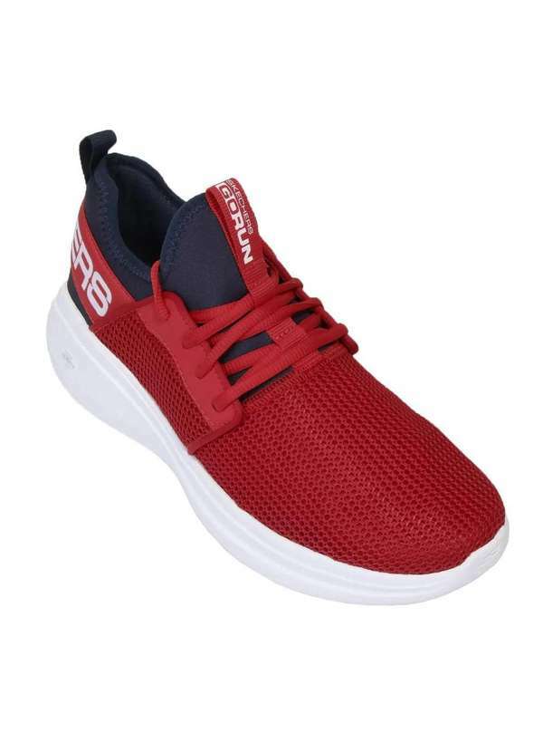 Skechers - Tênis Skechers Go Run Fast Valor Masculino Vermelho