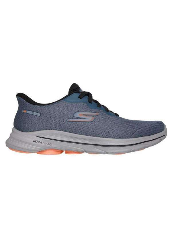 Skechers - Tênis Skechers Go Walk 8 Pate Masculino Cinza