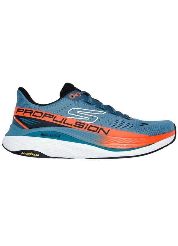 Skechers - Tênis Skechers Max Cushioning Propulsion Masculino Azul