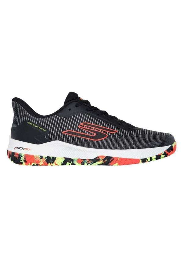 Skechers - Tênis Skechers Viper Court Pro 2.0 Pickleball Masculino Preto
