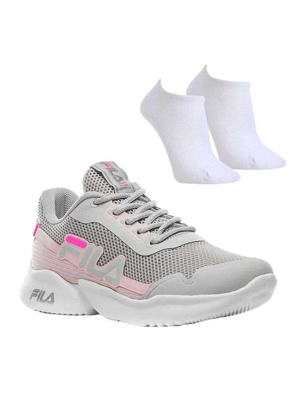 Fila Kit Tênis Fila Split Infantil e par de Meia Cinza