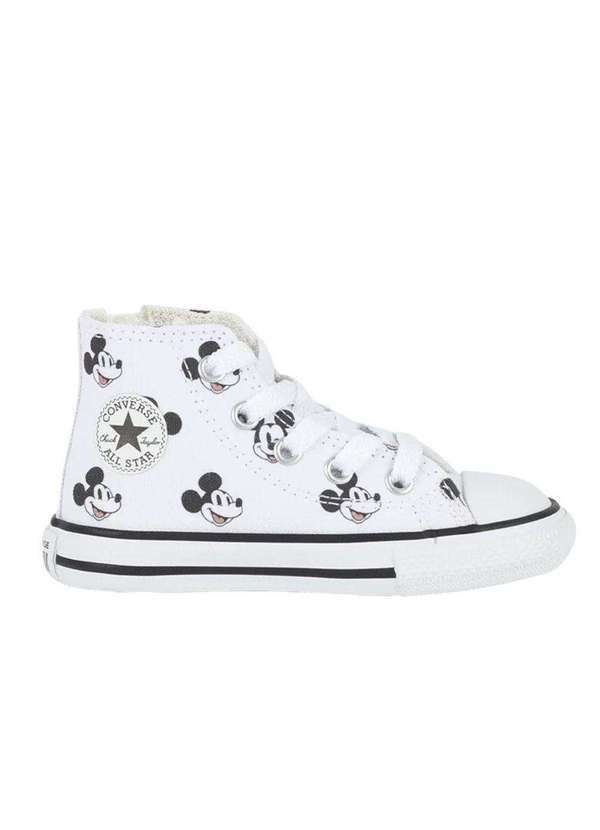 Converse - Tênis Converse All Star Chuck Taylor Disney Mickey Hi Infantil Branco