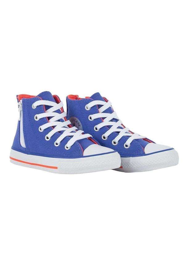 Converse - Tênis Converse All Star Chuck Taylor Hi Kids Azul 2