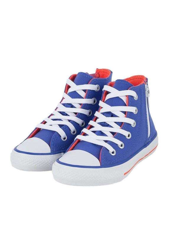 Converse - Tênis Converse All Star Chuck Taylor Hi Kids Azul 4