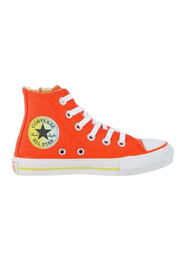 Converse - Tênis Converse All Star Chuck Taylor Hi Kids Laranja