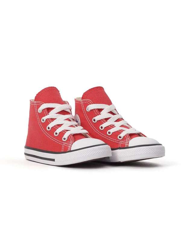 Converse - Tênis Converse All Star Chuck Taylor Hi Kids Vermelho 2