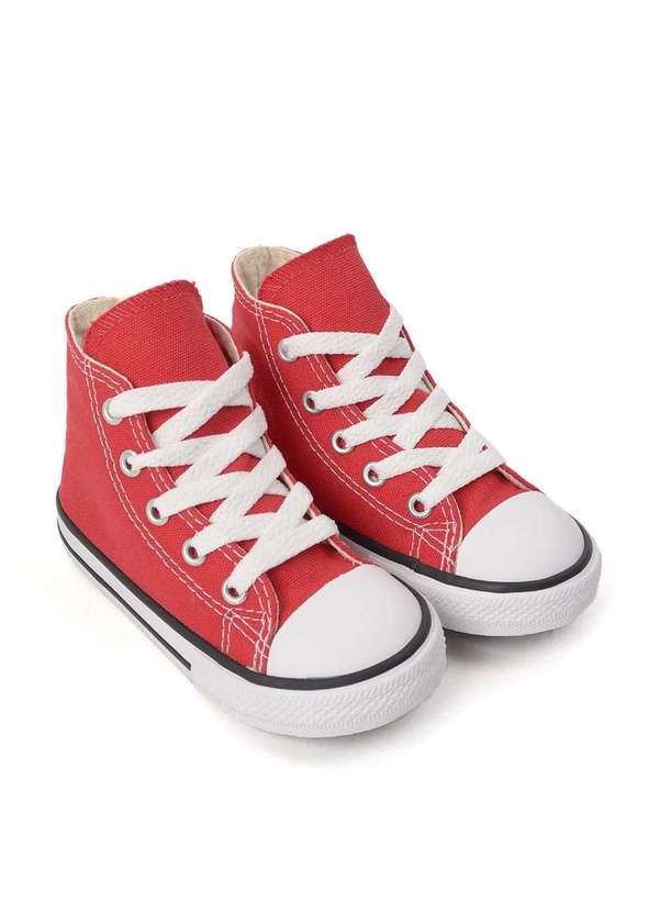 Converse - Tênis Converse All Star Chuck Taylor Hi Kids Vermelho 3